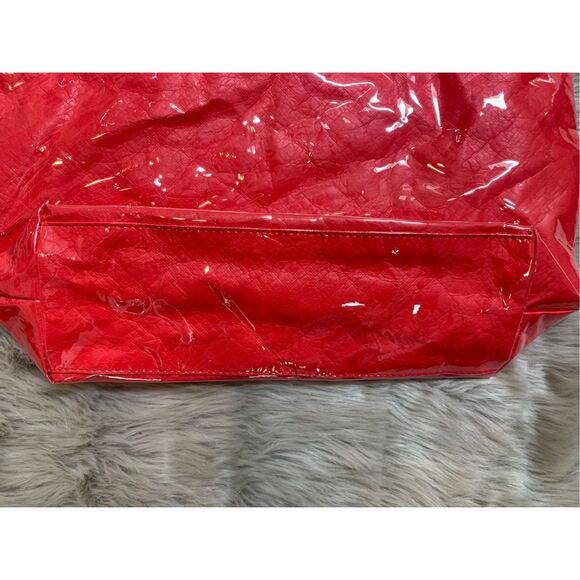 Spacious Fashion Transparent Jelly Tote Bag PVC Water proof Handbag Shopping Bag - Picture 3 of 9